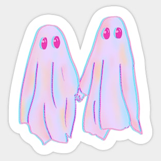 and they were ghoulfriends Sticker